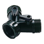 Plastic two-way connector