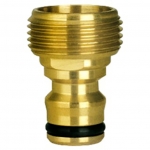 3/4" Brass male tap adaptor (U.S. thread)