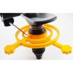 Plastic adjustable angle sprinkler with tripod