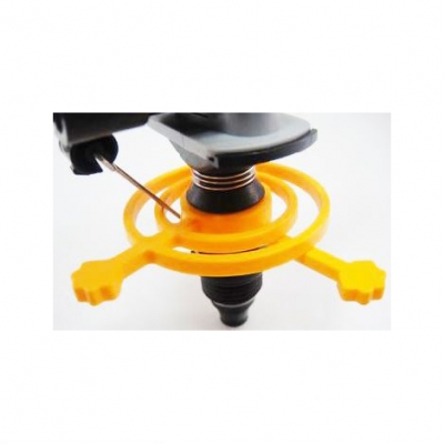 Plastic adjustable angle sprinkler