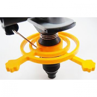 Plastic adjustable angle sprinkler with tripod