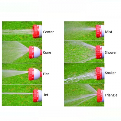 28"-41" Telescopic 8-pattern spray lance