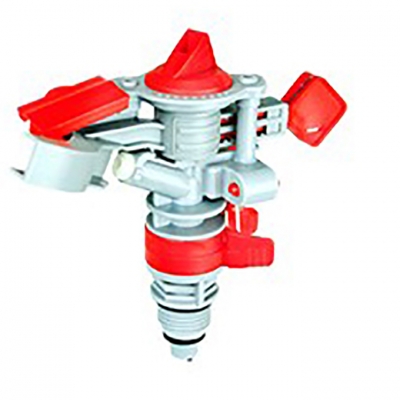 Plastic warrior sprinkler