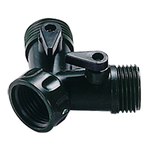 Plastic two-way connector