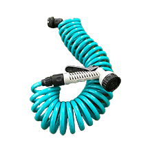 Coiled Garden Hose 7.5m