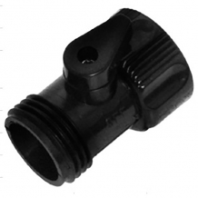 Tap adapter with valve