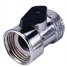 Tap adapter with valve