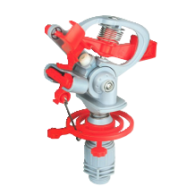 Plastic adjustable angle sprinkler